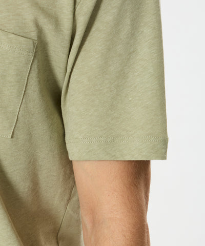 CREW NECK T-SHIRT w/ POCKET