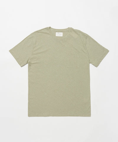CREW NECK T-SHIRT w/ POCKET