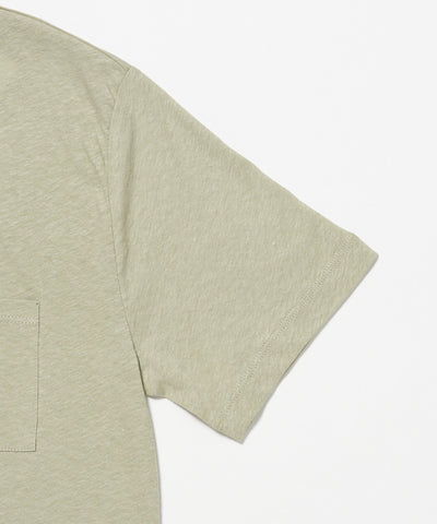 CREW NECK T-SHIRT w/ POCKET