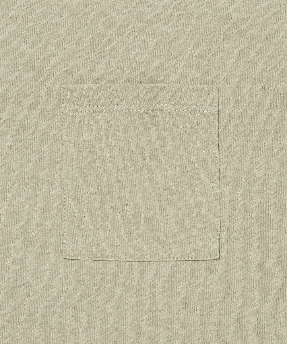 CREW NECK T-SHIRT w/ POCKET