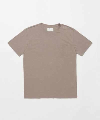 CREW NECK T-SHIRT w/ POCKET
