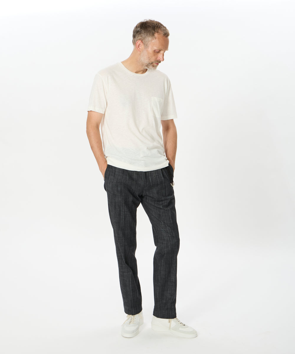 CREW NECK T-SHIRT w/ POCKET