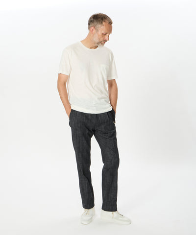 CREW NECK T-SHIRT w/ POCKET