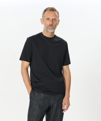 COTTON JERSEY CREW NECK T-SHIRT