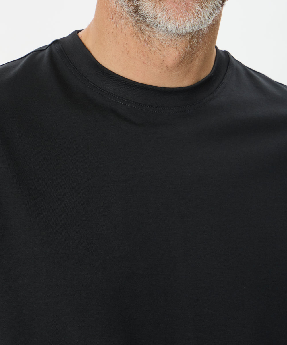 COTTON JERSEY CREW NECK T-SHIRT
