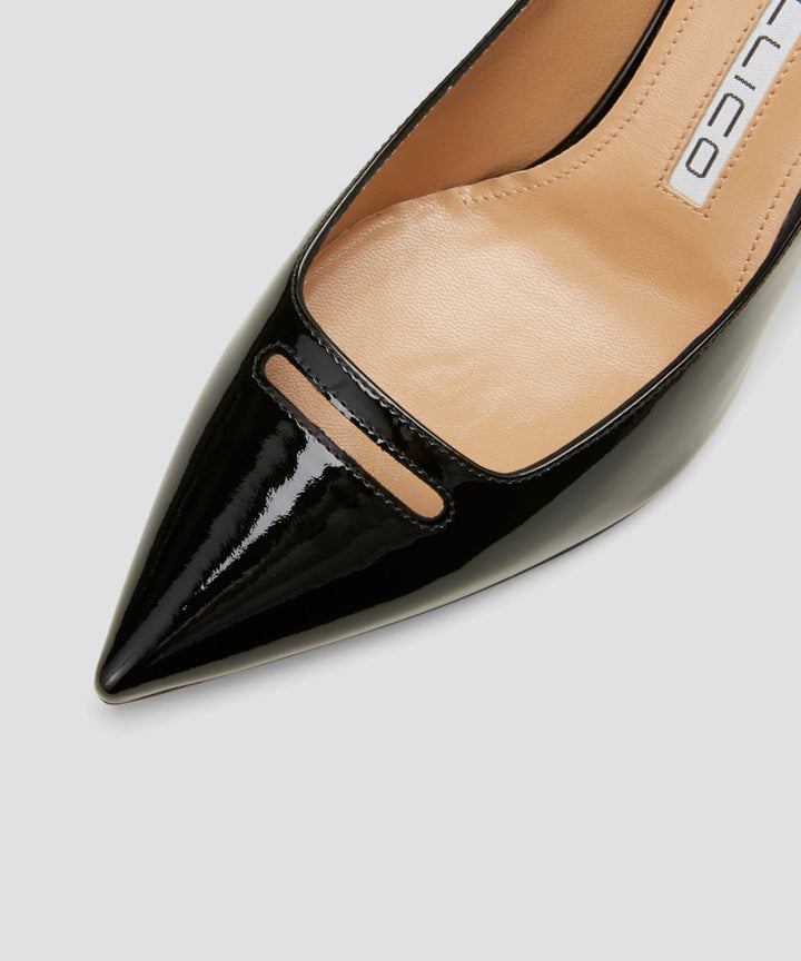 PELLICO | アネッリ エナメル パンプス 8.0cm BLACK - アマン