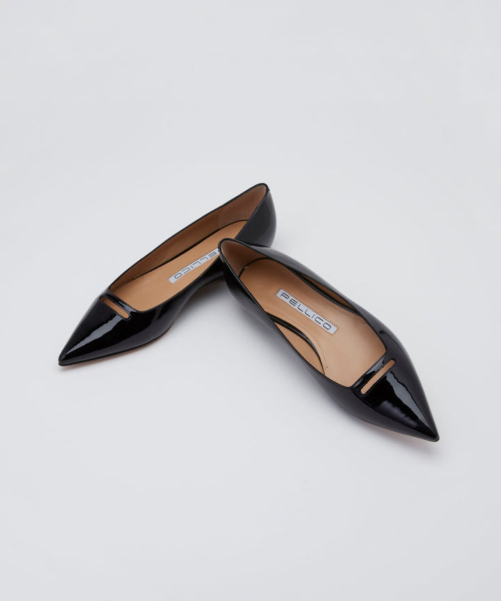 PELLICO | アネッリ エナメル パンプス 1.0cm BLACK - アマン
