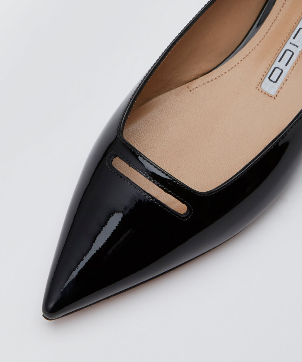 PELLICO | アネッリ エナメル パンプス 1.0cm BLACK - アマン