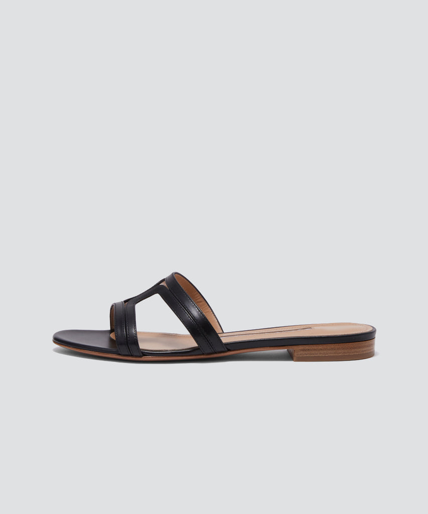PELLICO ペリーコ SAMI カナーレ サンダル フラット PELLICO | カナーレ サンダル 1.0cm BLACK - アマンオンライン