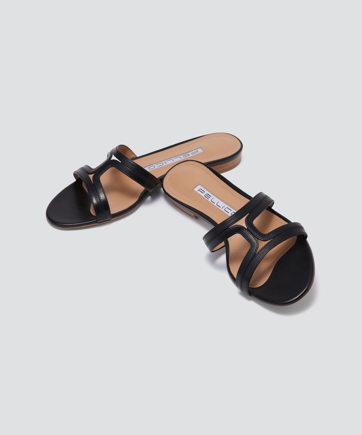 PELLICO | SAMI カナーレ サンダル 1.0cm BLACK - アマンオンライン