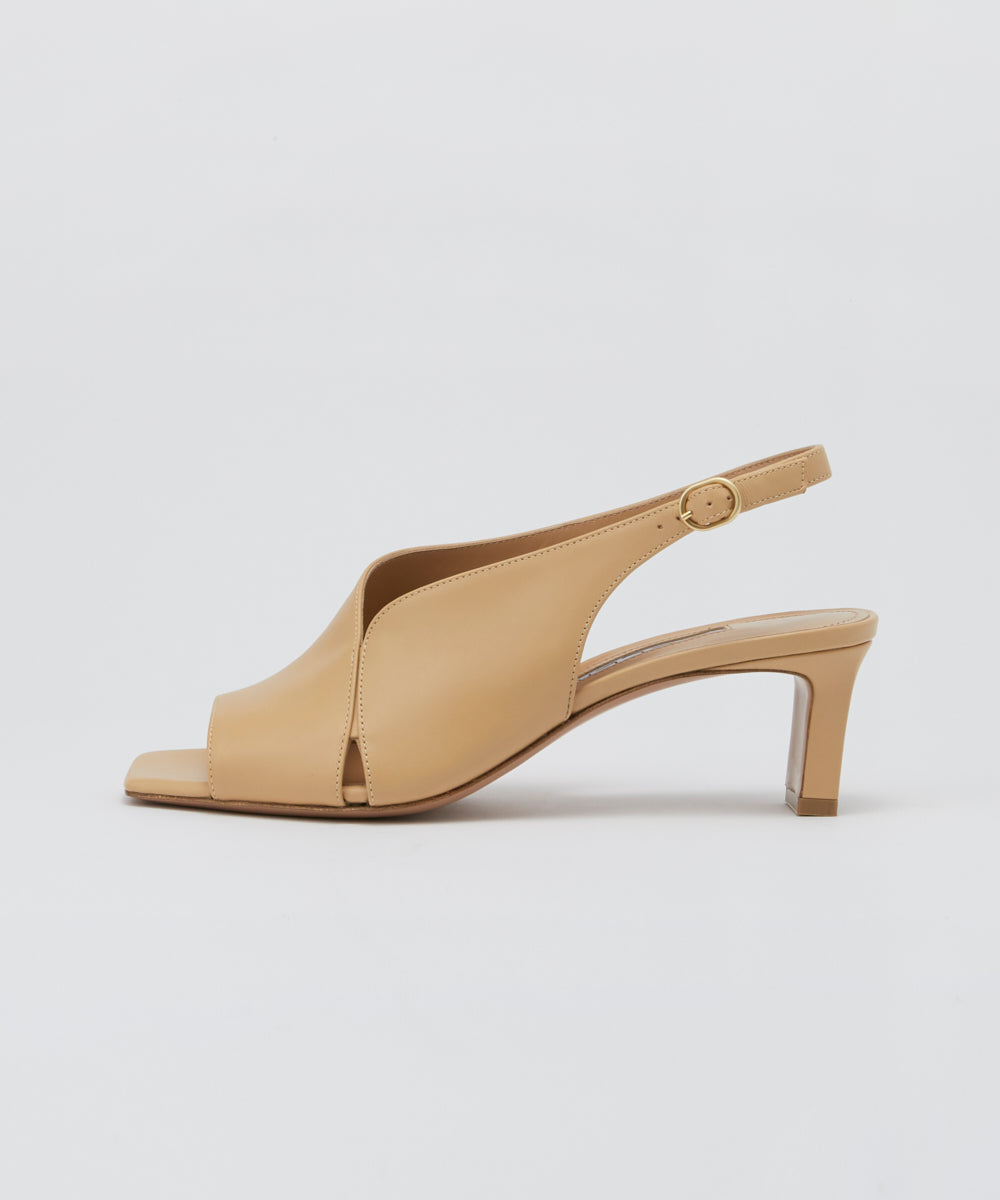 SILVER リネア サンダル 5.0CM BUTTER MILK