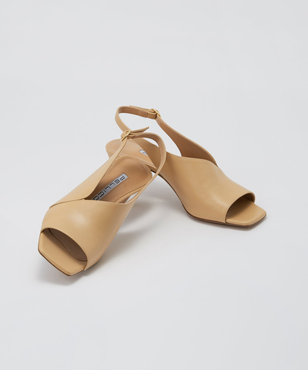 PELLICO | SILVER リネア サンダル 5.0cm BUTTER MILK - アマン