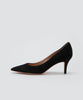 ANIMA スウェード パンプス 6.5cm  BLACK