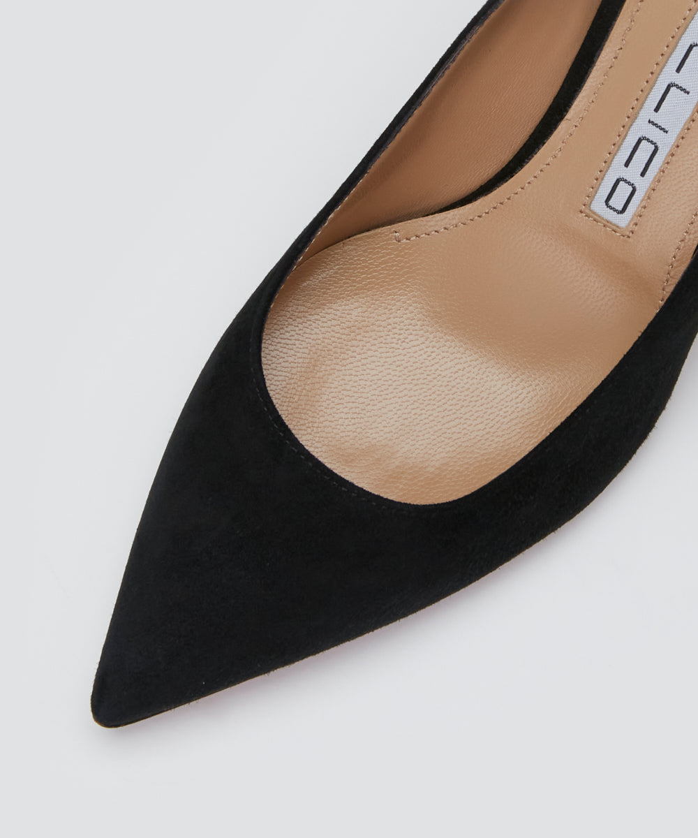 PELLICO ペリーコ　パンプス　ANIMA ブラック　36.5 PELLICO スウェード パンプス 6.5cm BLACK パンプス AMAN ONLINE