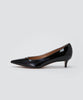 ANIMA アネッリ  エナメル パンプス 3.5cm BLACK