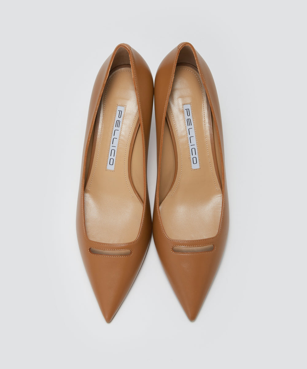 PELLICO ANIMA パンプスマスタード34