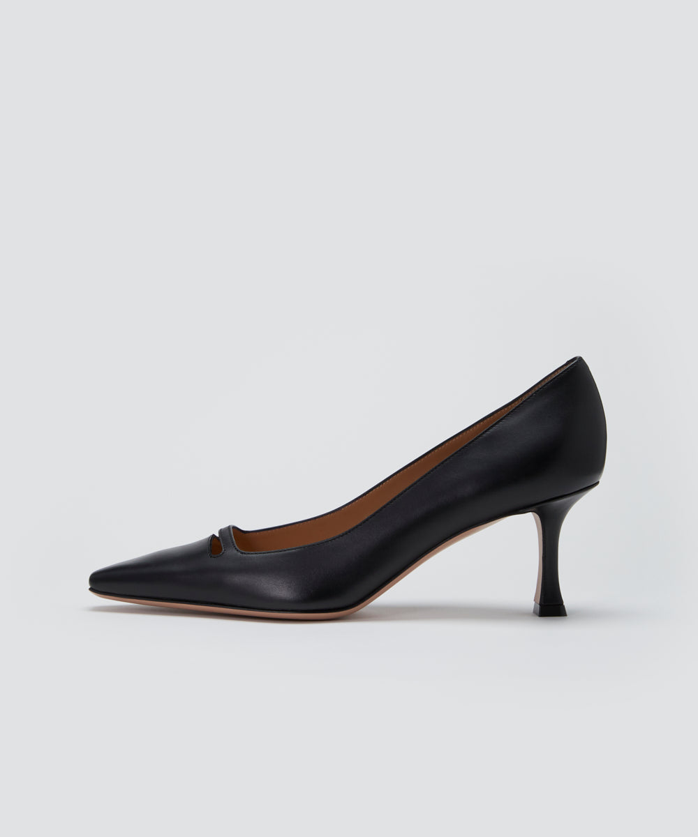 VENERE アネッリソレッラ パンプス 6.5cm BLACK