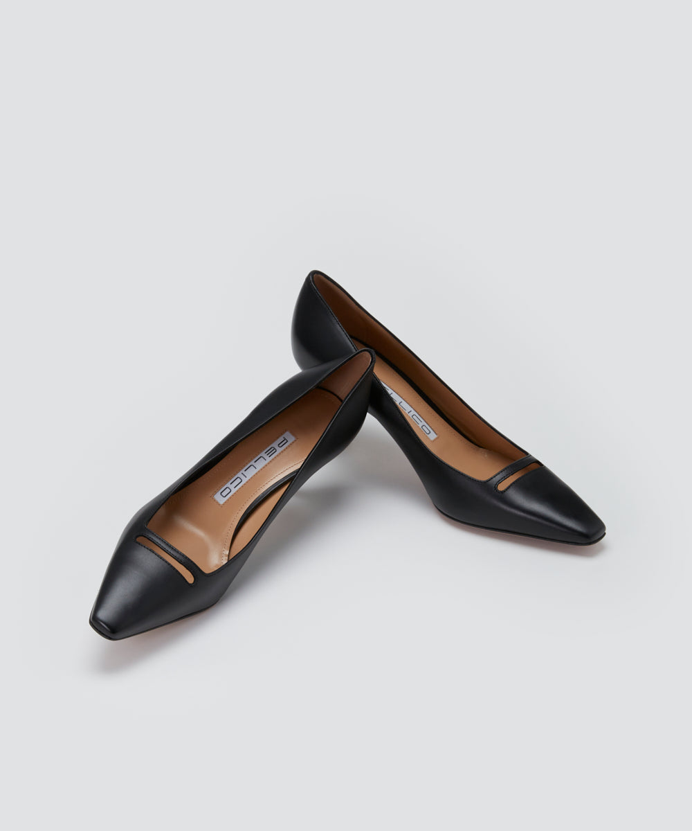 ペリーコ　アネッリ　フラットパンプス　37 ペリーコ PELLICO ANELLI フラットパンプス （BLACK） -靴