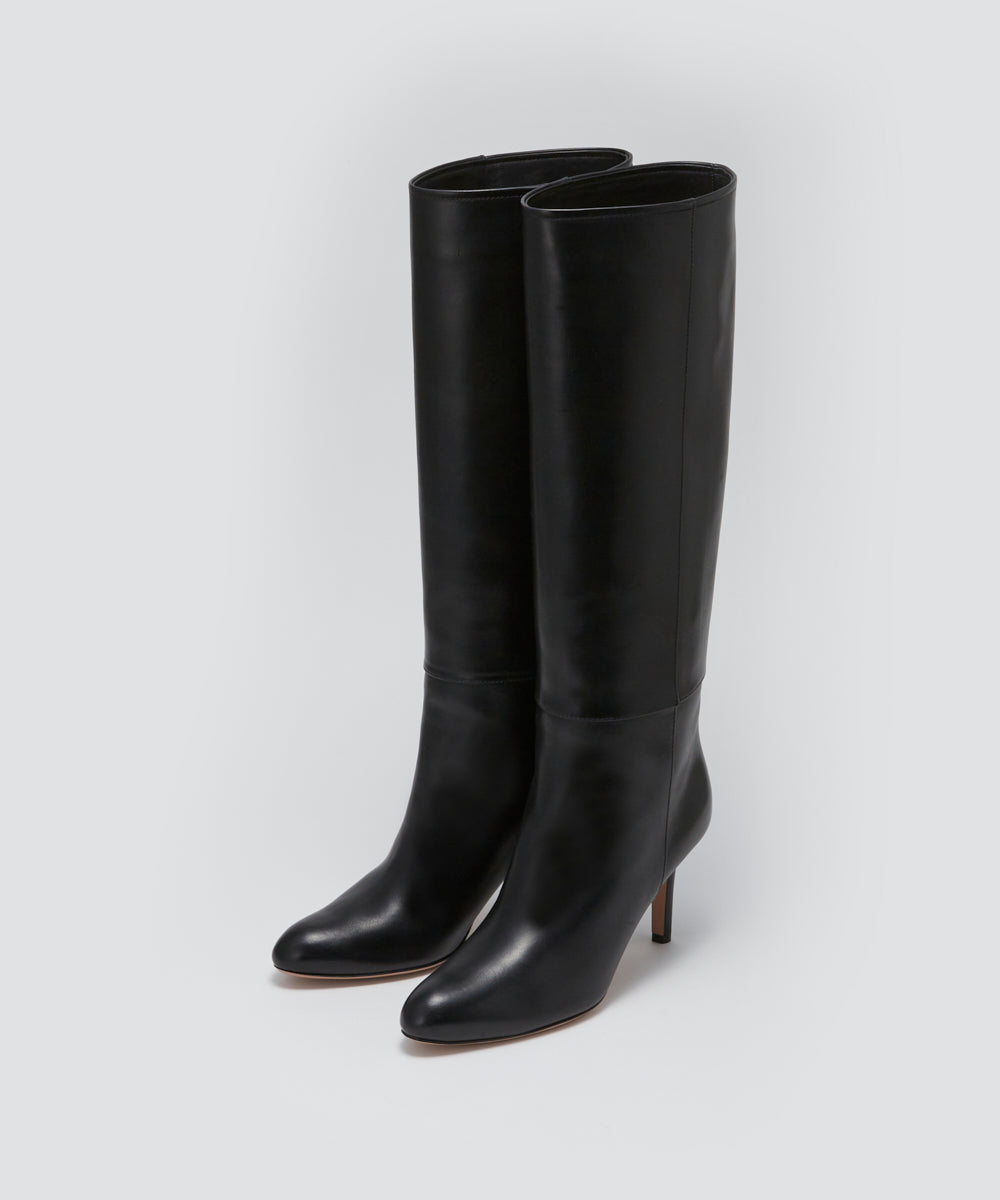 PELLICO ロングブーツ 8.0cm BLACK ブーツ AMAN ONLINE STORE アマン