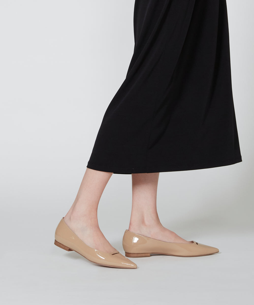 PELLICO | アネッリ エナメル パンプス 1.0cm BEIGE - アマン