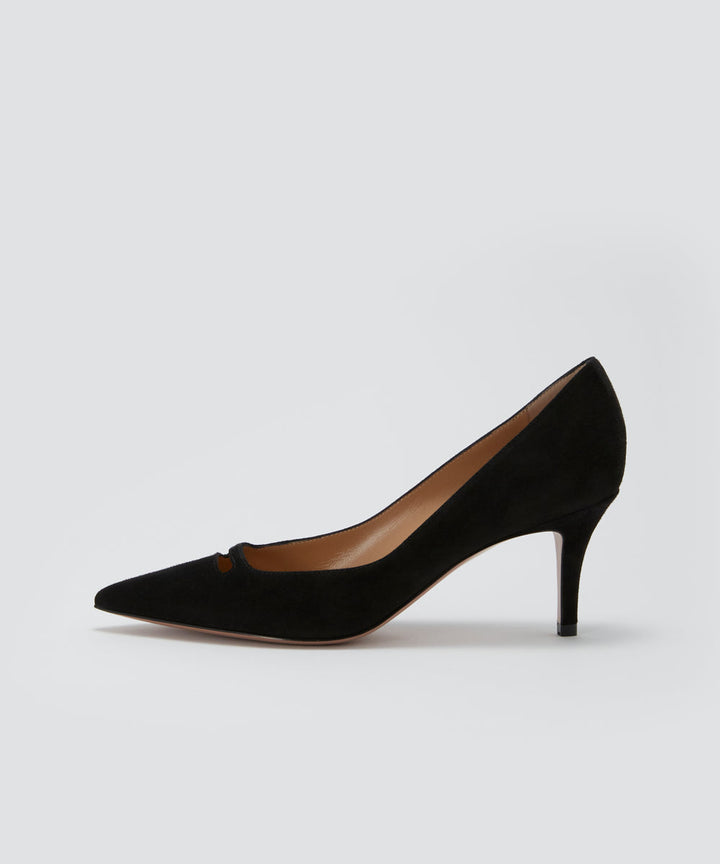 PELLICO | アネッリ スウェード パンプス 6.5cm BLACK - アマン