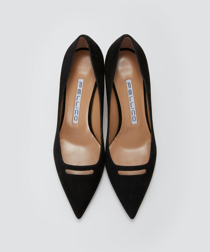 PELLICO | アネッリ スウェード パンプス 6.5cm BLACK - アマン