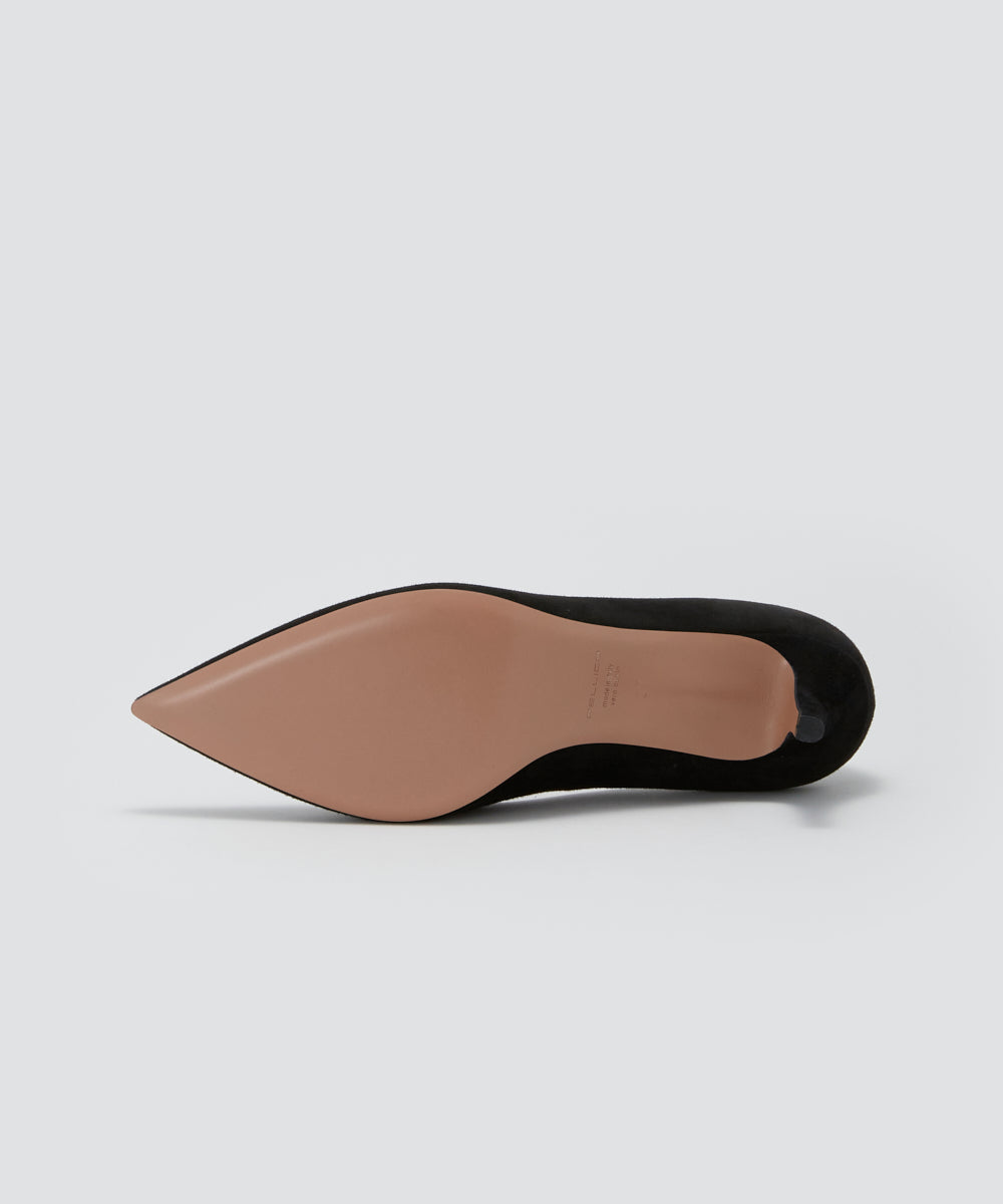 PELLICO | アネッリ スウェード パンプス 6.5cm BLACK - アマン