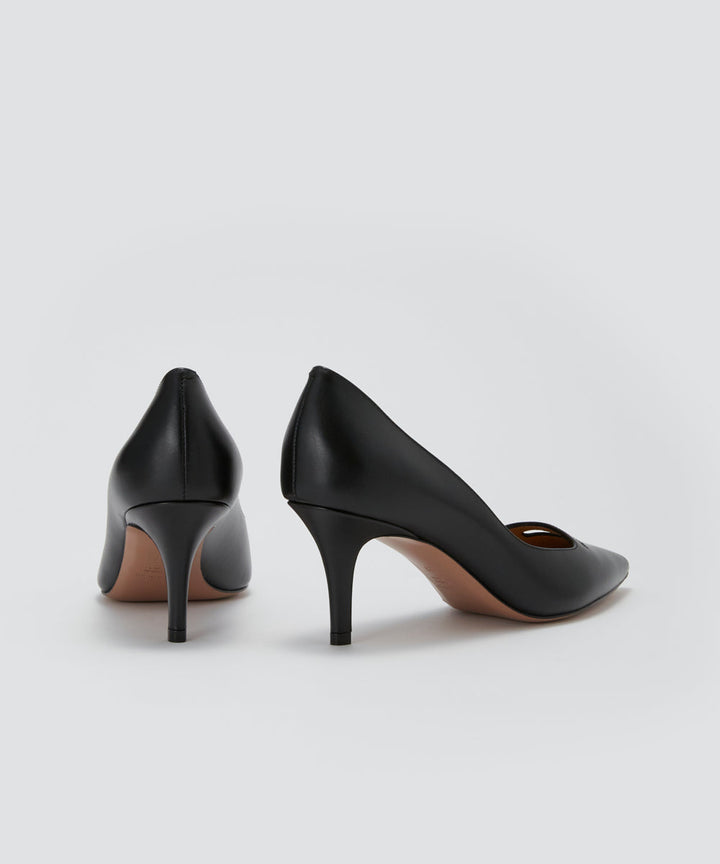 PELLICO | アネッリ スムース パンプス 6.5cm BLACK - アマン