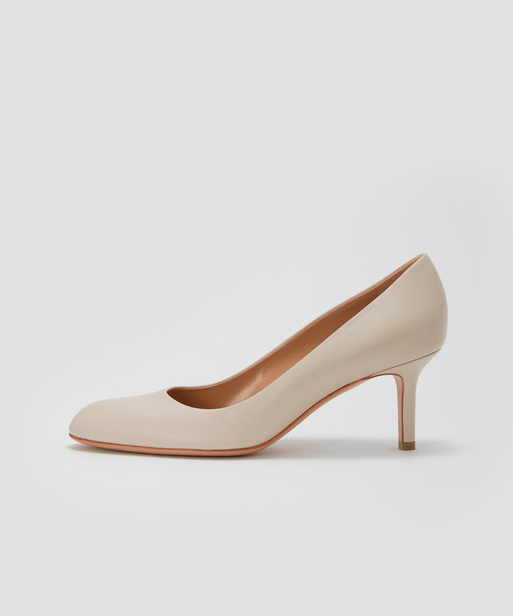 PELLICO スムース パンプス 6.5cm ASH WHITE パンプス AMAN PELLICO スムース パンプス 6.5cm ASH WHITE パンプス AMAN