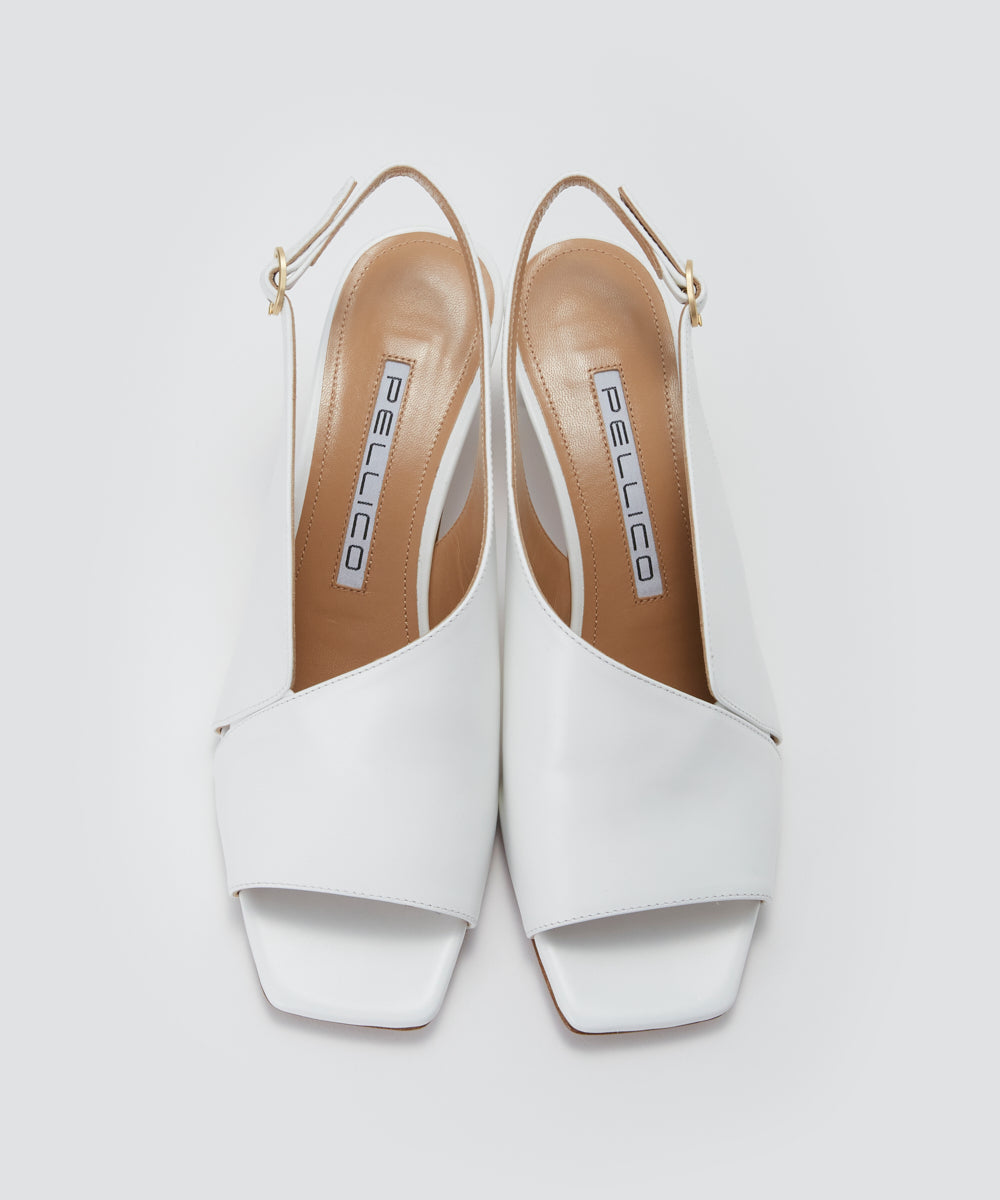 PELLICO | リネア サンダル 5.0cm WHITE - アマンオンライン