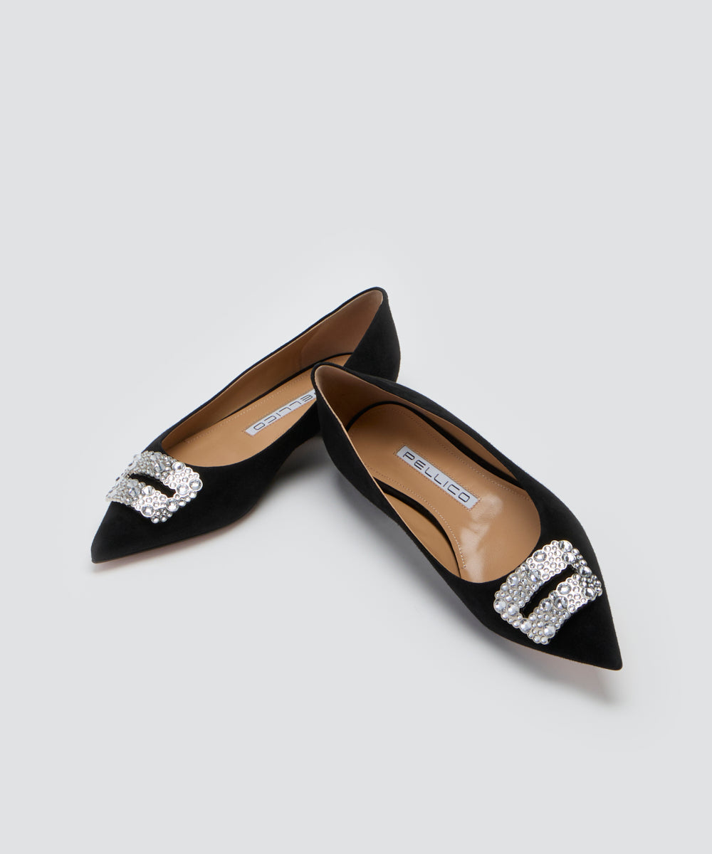 PELLICO ペリーコANIMA アネッリフラットパンプススエード