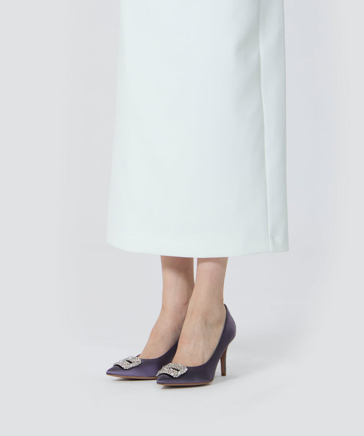 PELLICO アネッリフィッビア パンプス 8.0cm PEARL GREY パンプス AMAN