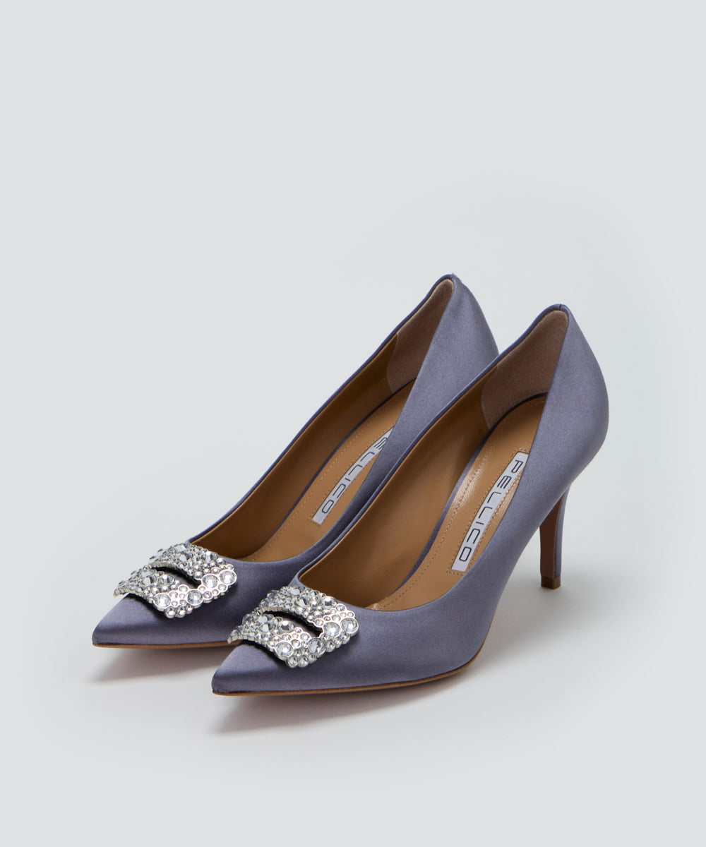 PELLICO アネッリフィッビア パンプス 8.0cm PEARL GREY パンプス AMAN