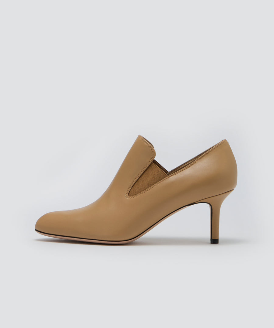 METRO ブーティ 6.5CM BROWN SUGAR