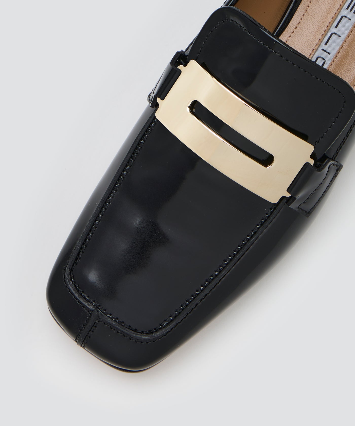 CLIO アネッリフィッビア スマルト ローファー 1.0cm BLACK