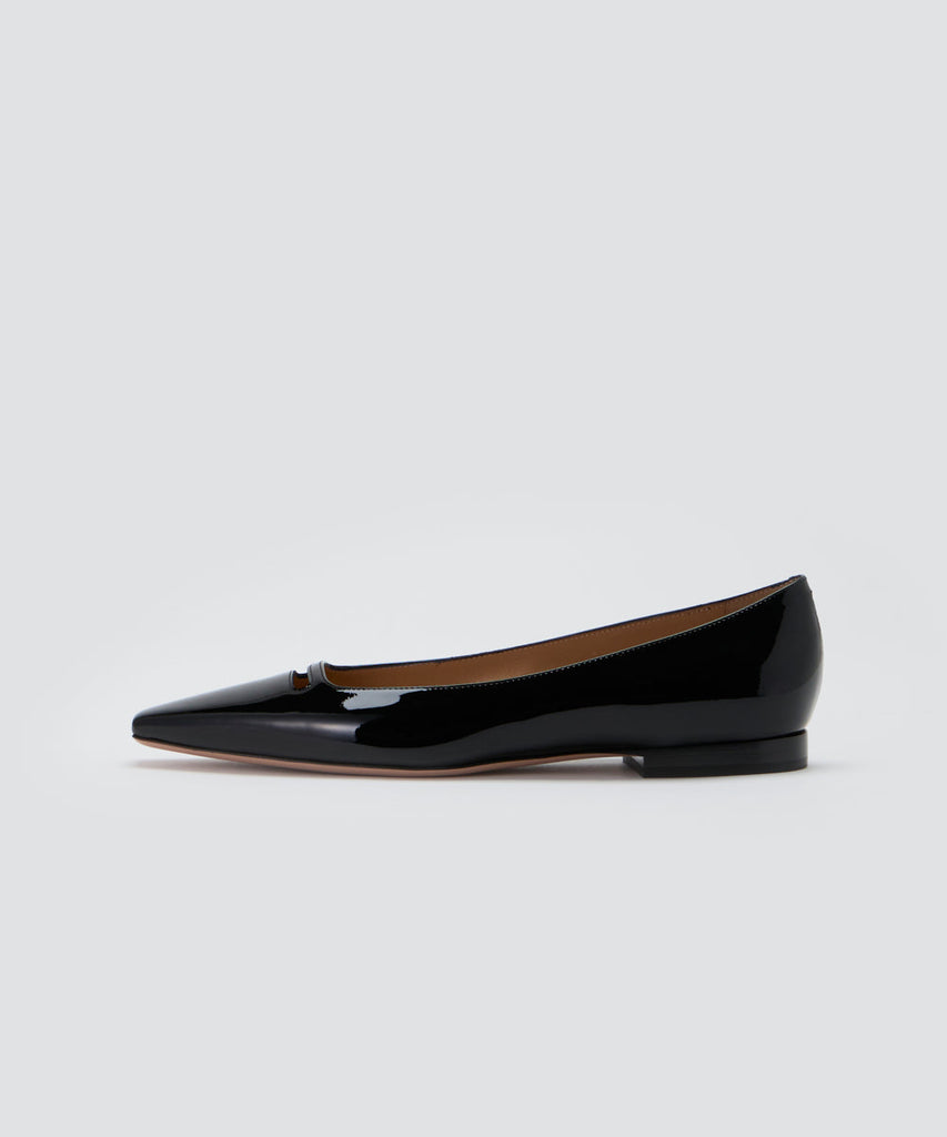 PELLICO アネッリソレッラ エナメル パンプス 1.0cm BLACK パンプス 