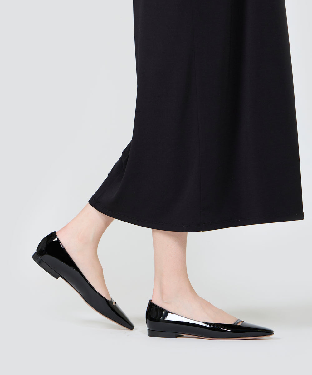 PELLICO アネッリソレッラ エナメル パンプス 1.0cm BLACK パンプス 