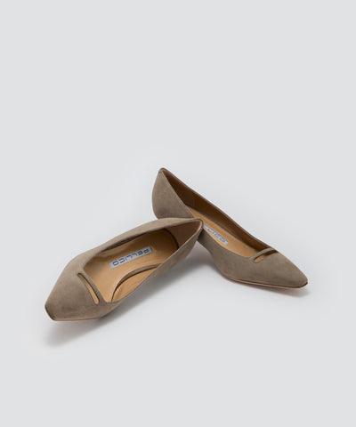 VENERE アネッリソレッラ パンプス 3.5cm TAUPE