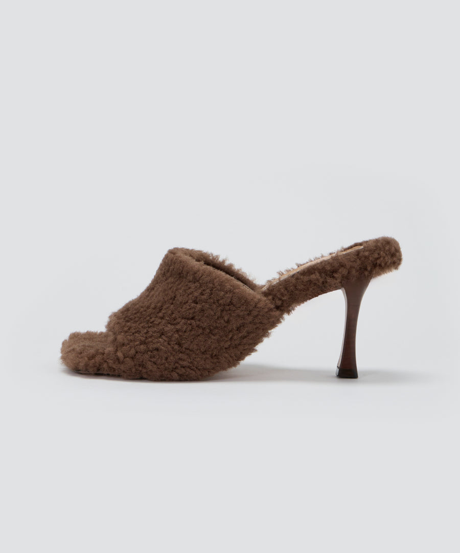 ALICE サンダル 8.0CM CAMEL