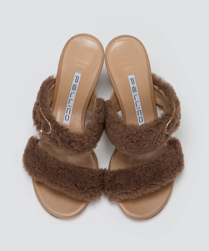 PELLICO サンダル 8.0cm CAMEL サンダル AMAN ONLINE STORE