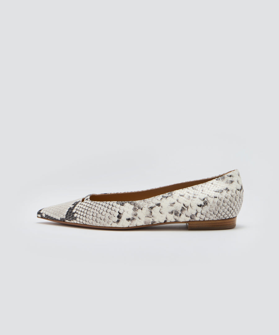 ANIMA アネッリ パイソン パンプス 1.0CM IVORY