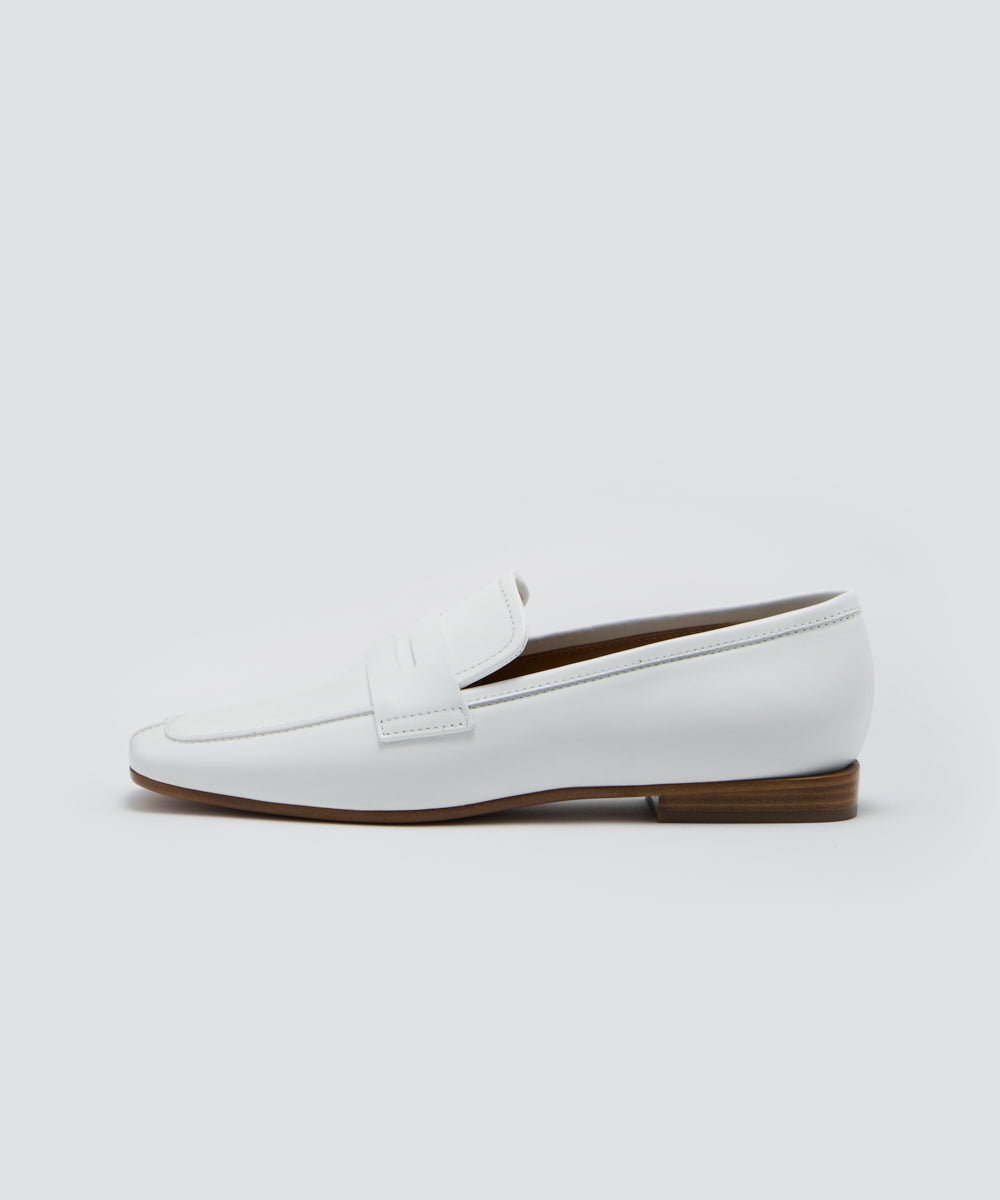 PELLICO ローファー CLIO スムース 1.0cm BRIGHT WHITE