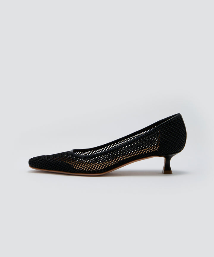 PELLICO | メッシュ パンプス 3.5cm BLACK - アマンオンライン PELLICO | メッシュ パンプス 3.5cm BLACK - アマンオンライン