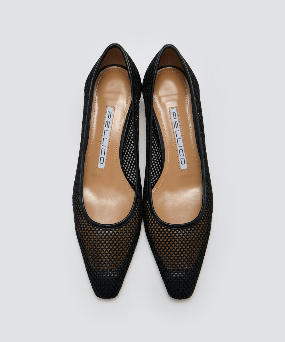 ペリーコ メッシュパンプス PELLICO VENERE MESH　ブラック ペリーコ メッシュパンプス PELLICO VENERE MESH ブラック