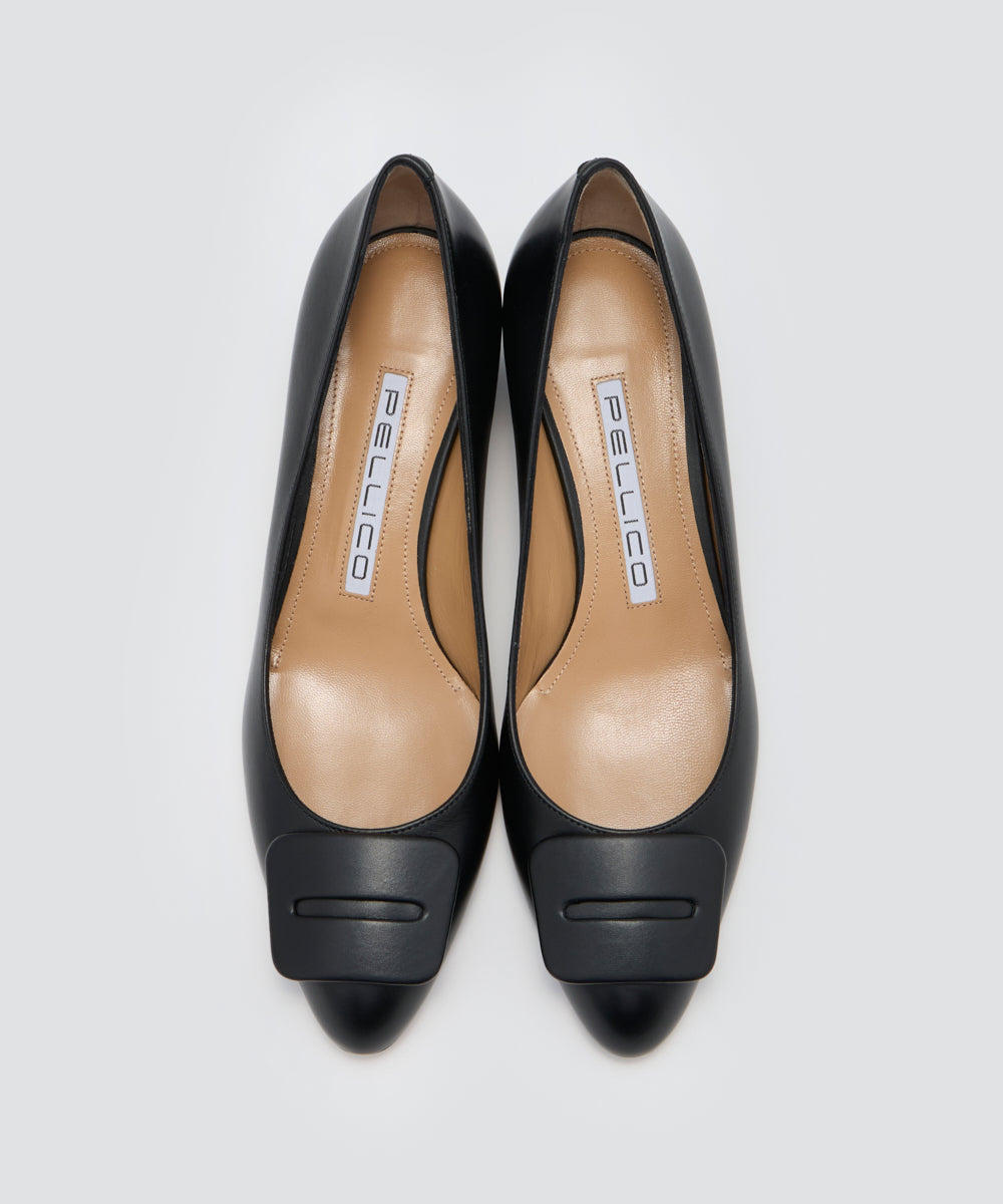 PELLICO アネッリフィッビア パンプス 3.5cm BLACK パンプス AMAN 