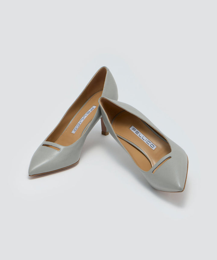PELLICO | アネッリ キャビア パンプス 7.0cm LIGHT GREY