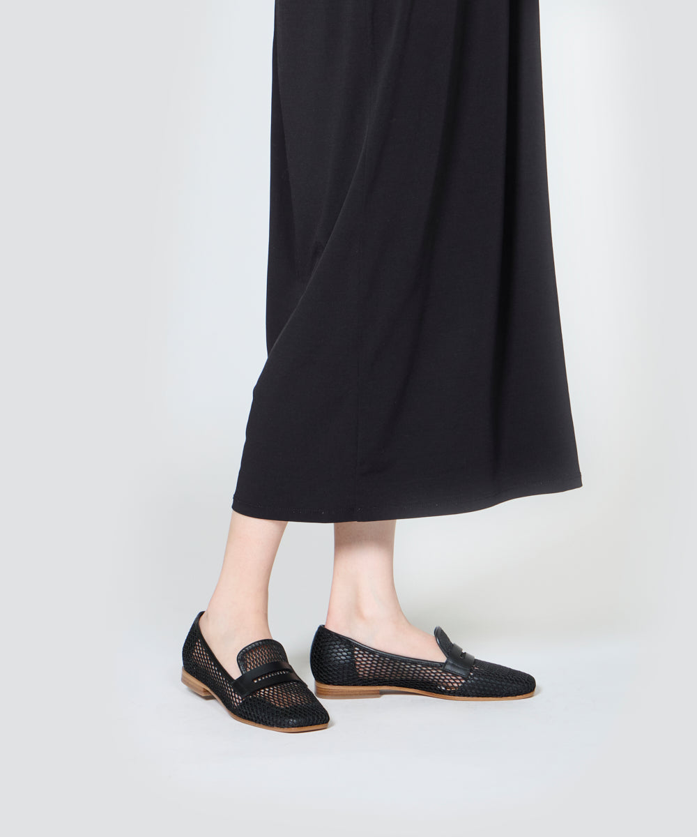 CLIO メッシュ ローファー 1.0CM BLACK