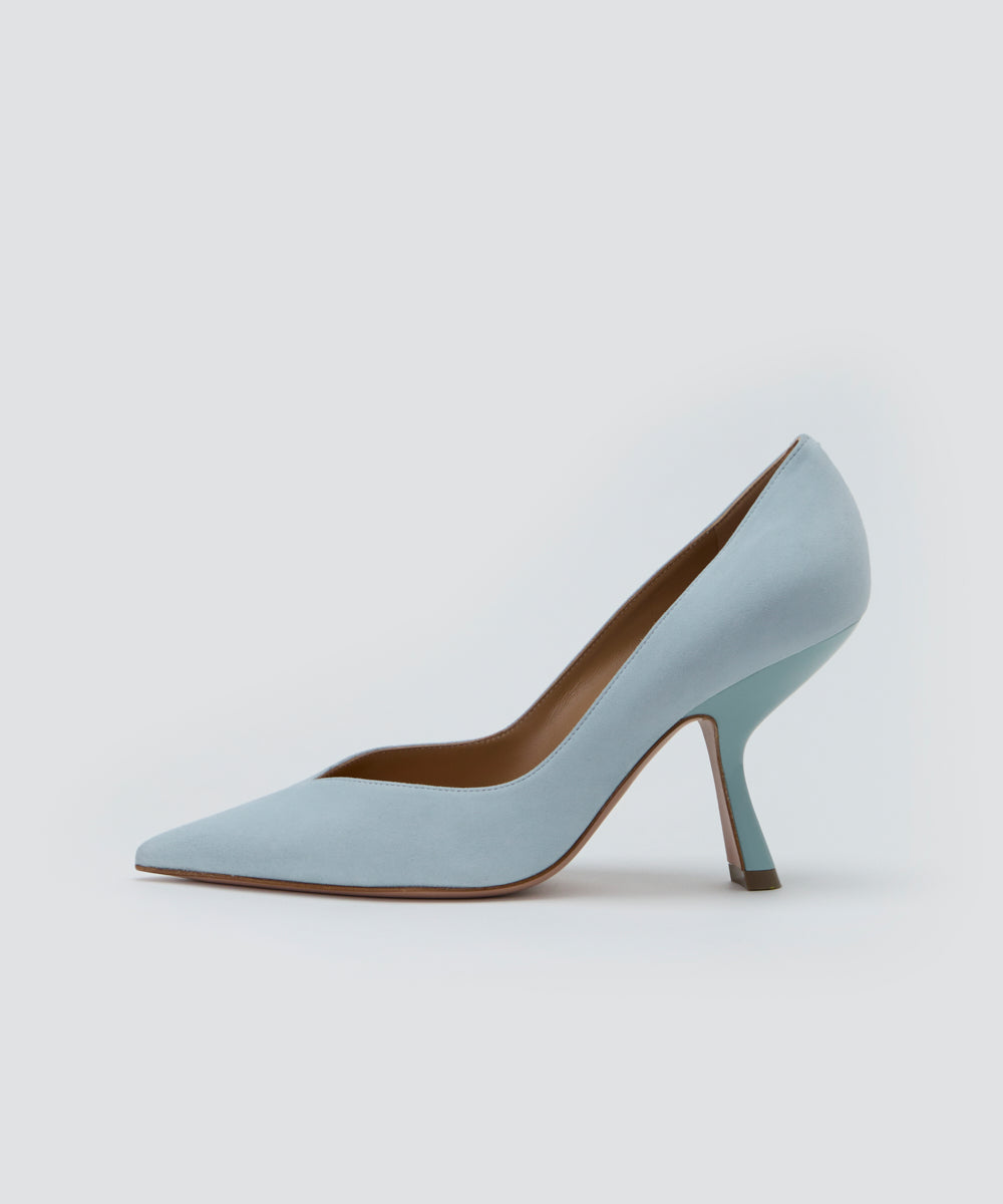 CUORE Vカット パンプス 9.0CM BLUE STAR