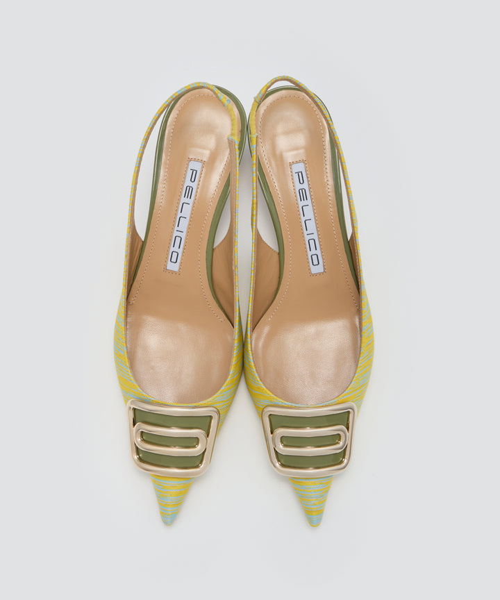【PELLICO】パテント バックスリング パンプス ミュール PELLICO パンプス CUORE バックスリング 3.5cm GOLD : ZOZOTOWN
