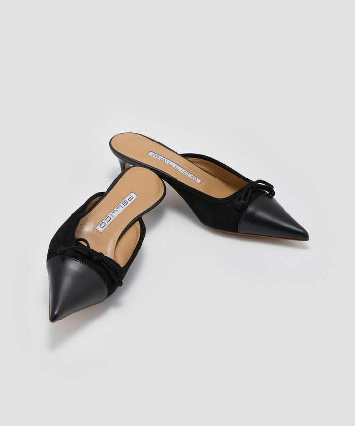 PELLICO ミュール PELLICO ミュール 3.5cm BLACK パンプス AMAN ONLINE STORE